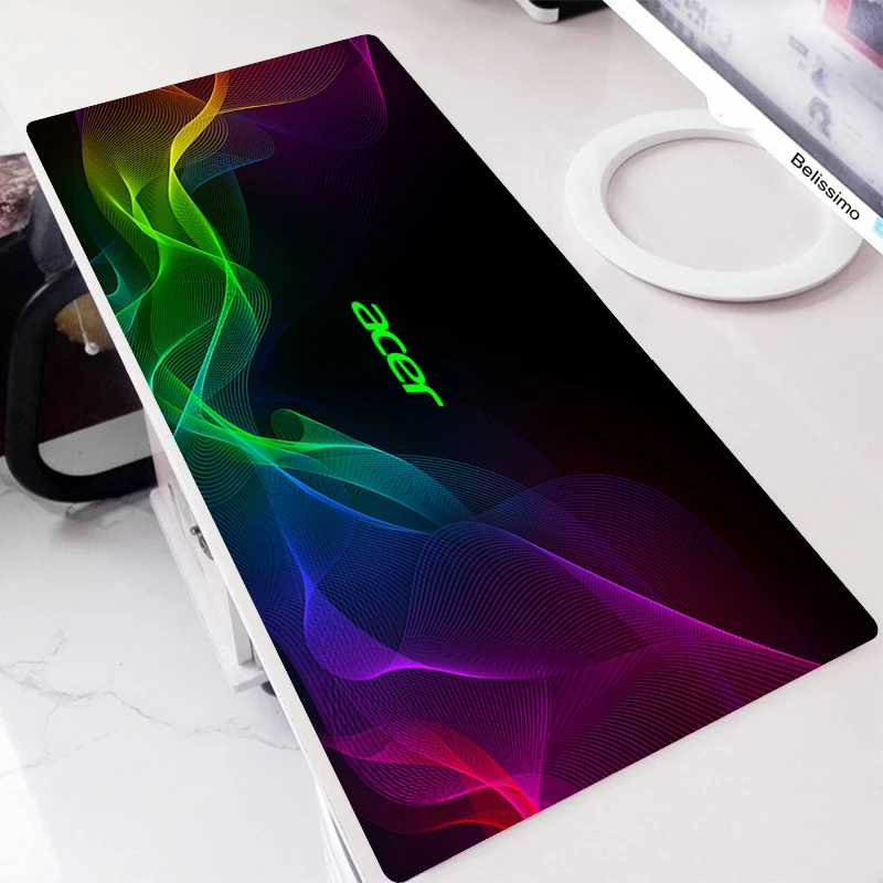 

Gaming Mouse Pad Acer Large XXL Mousepad Gaming Keyboard Mouse Mat PC Desk Mat Computer Carpet Black Pad Mause Rug Laptop Pad