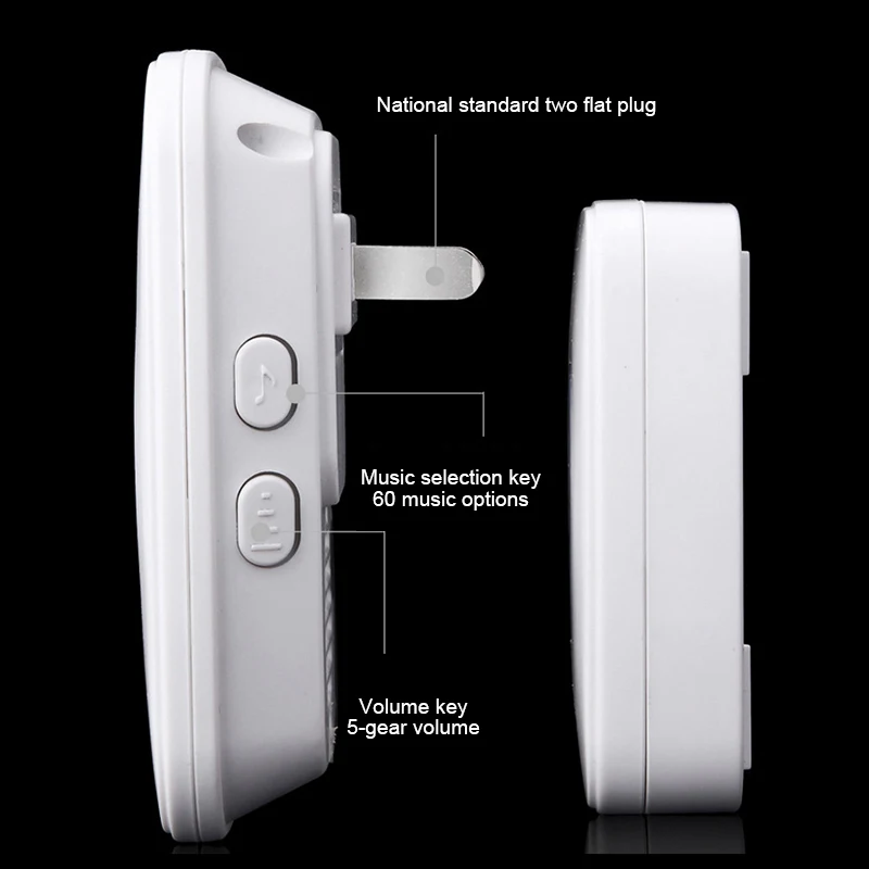 

Wireless Home Welcome Doorbells Mart Doorbell Waterproof Button Intelligent Remote Control DU55
