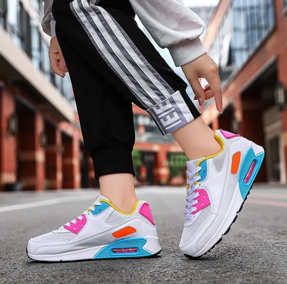 

women Sports Training Sneakers Cushion Mesh Tennis Sports Shoes Outdoor Running Shoes Non-slip Wear Jogging Lovers Sneaker 36-47