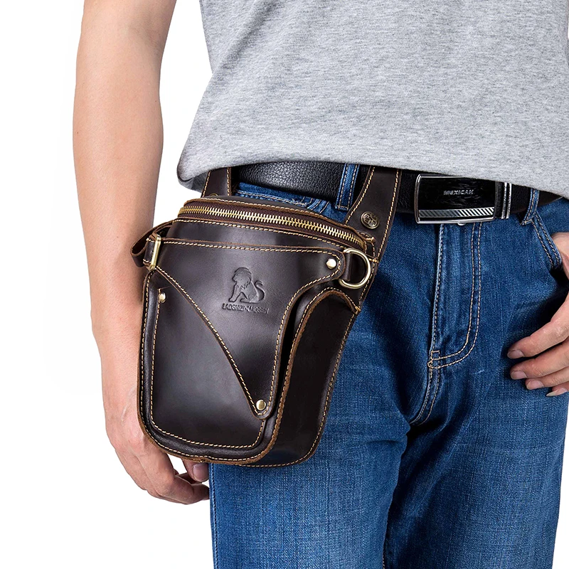 Новый дизайн брендовая мужская сумка В рыцарском стиле из натуральной кожи для