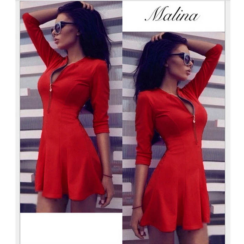 Горячая распродажа сексуальное однотонное офисное женское облегающее платье на