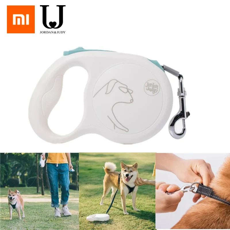 Xiaomi Jordan Judy Выдвижной Поводок для собак поводок 16 футов домашних животных система