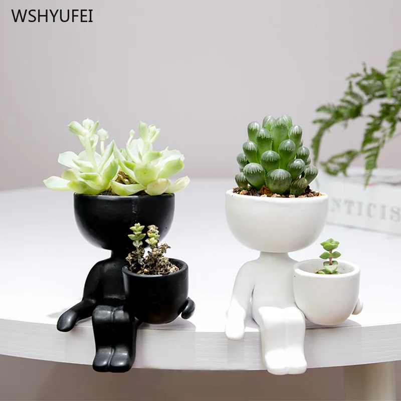 Художественная имитация черно белая керамическая ваза керамические украшения