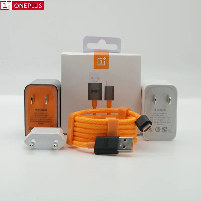 Зарядное устройство Oneplus 7t оригинальное зарядное Mclaren Warp 30 Вт адаптер питания USB
