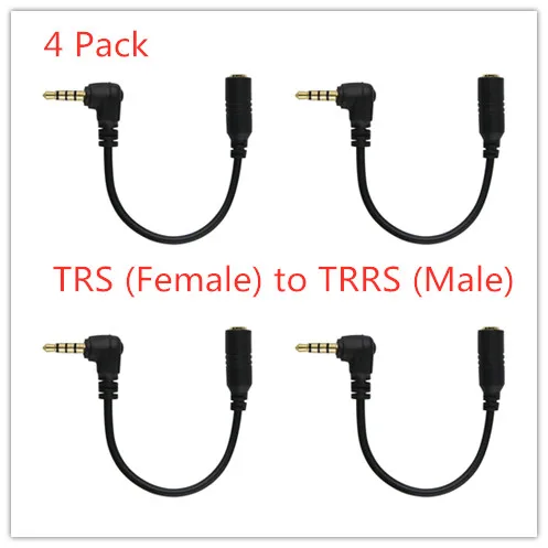 Аудиоадаптер 3 5 м TRS to TRRS (Female) кабель переходник для микрофона к (Male) Rode
