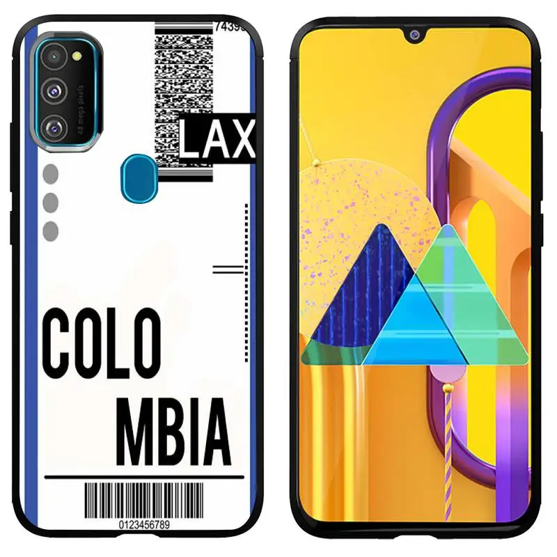 

Fly Ticket AIR Travel Sky Phone Case For Huawei P9 P10 P20 P30 P40 Lite 2017 Pro SMART2019 Cover Fundas Coque