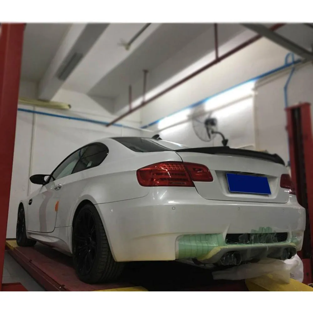 Задний спойлер из углеродного волокна для BMW E92 Base Coupe M tech M3 2006 2012|Спойлеры и