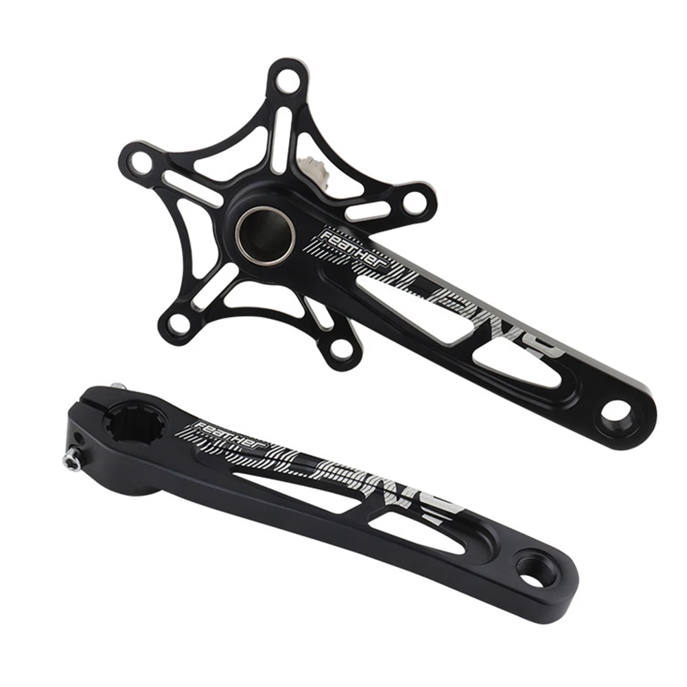 

Bicycle Crankset 170mm Crank Chainring 130BCD Aluminum Folding Axle base Bracket Aluminum alloy Narrow Wide Crownbicycle parts
