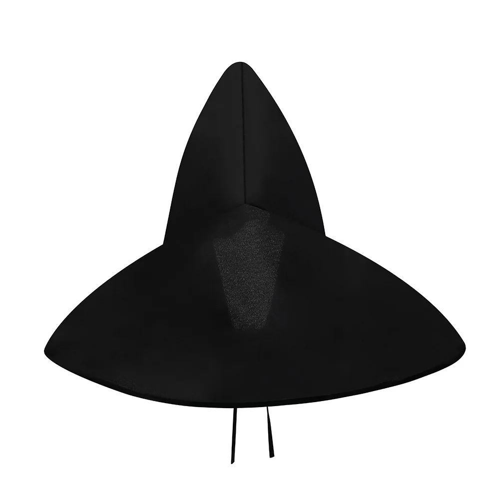 Vintage Black Cloak Unisex Gothic Accessories Medieval Hooded Cape Wizard Sorcerer Holloween Costumes Cosplay Props | Тематическая