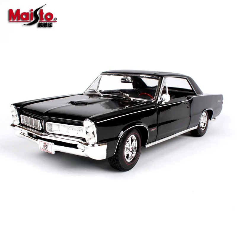 Maisto 1:18 1965 Pontiac GTO автомобильный брелок для автомобильных ключей имитационная