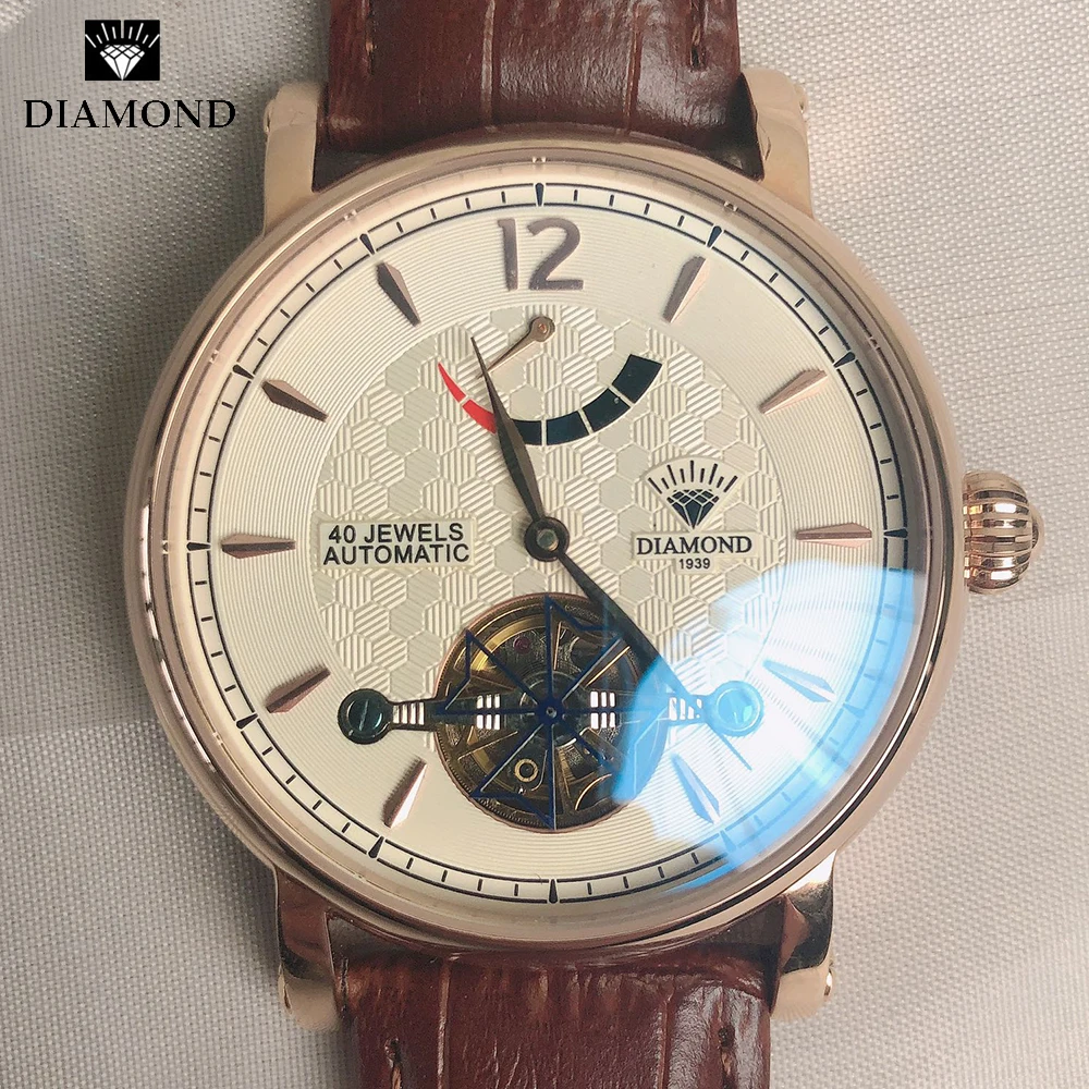 Механические наручные часы для мужчин автоматические из нержавеющей стали с