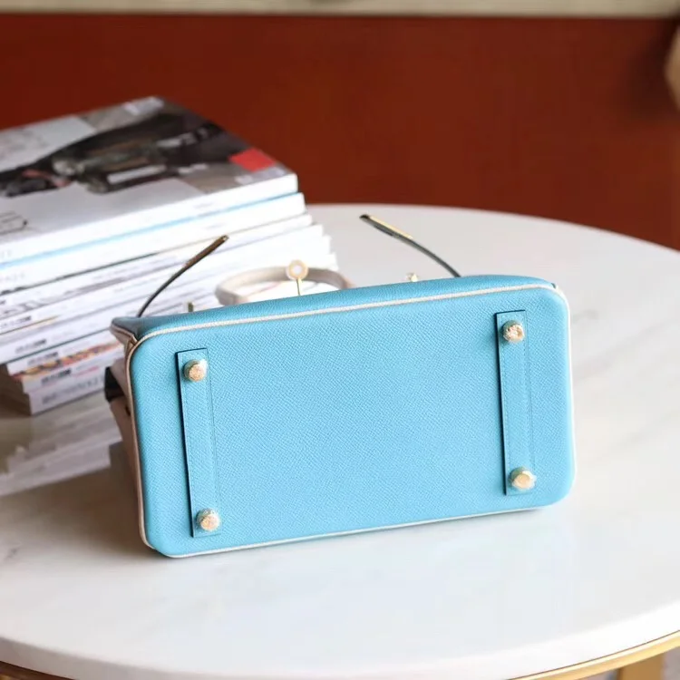 

BK 25cm,Two-color,All colors can be customized,The highest quality ladies luxury fashion shoulder bag 100% leather