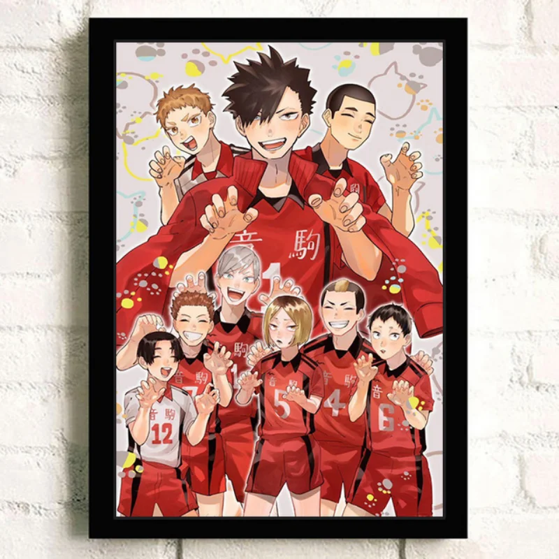

Japan Haikyuu! Volleyball Classic Anime Nordic No Frame Poster Prints Wall Art Vintage Canvas Painting Pictures Room Home Decor
