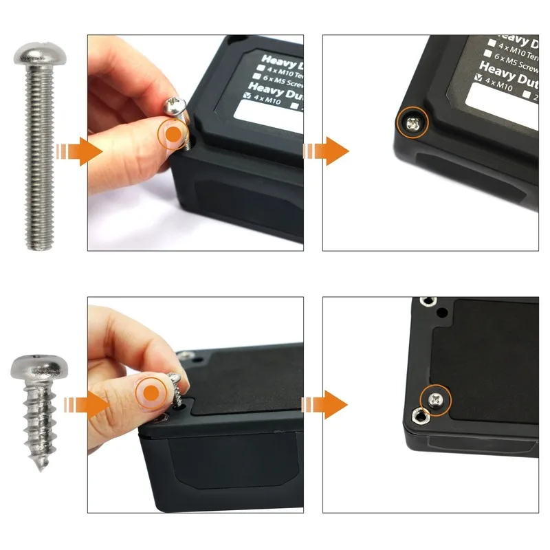 DC12-48V Universally Waterproof Heavy-Duty Modular Design Terminal Studs BusBar Box with Insulation Partition distribution block |