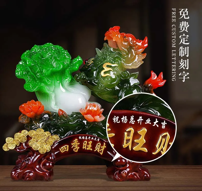 Verkaufen 2021 HAUSE BÜRO UNTERNEHMEN SHOP GUTE LUCK GELD MASKOTTCHEN KRISTALL HARZ ZHAO CAI DRACHEN PI XIU FENG SHUI DEKORATIVE STATUE TALISMAN