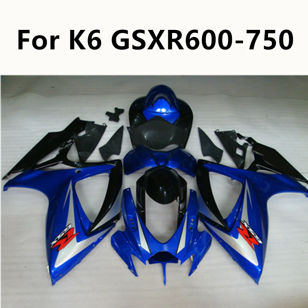 Комплект обтекателей для мотоцикла Suzuki GSXR600 GSXR750 GSXR 600 K6 06 07 6 цветов|Полные