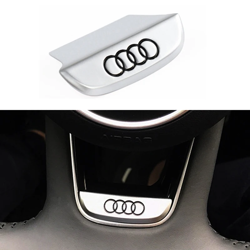 1 шт. наклейка на руль автомобиля 3D металлическая автомобильная для внутреннего