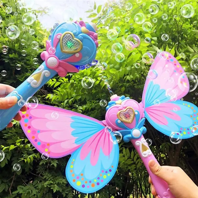 

1 Set Electric Bubble Maker Bubble Blower Witchcraft Stick Shape Bubble Machine