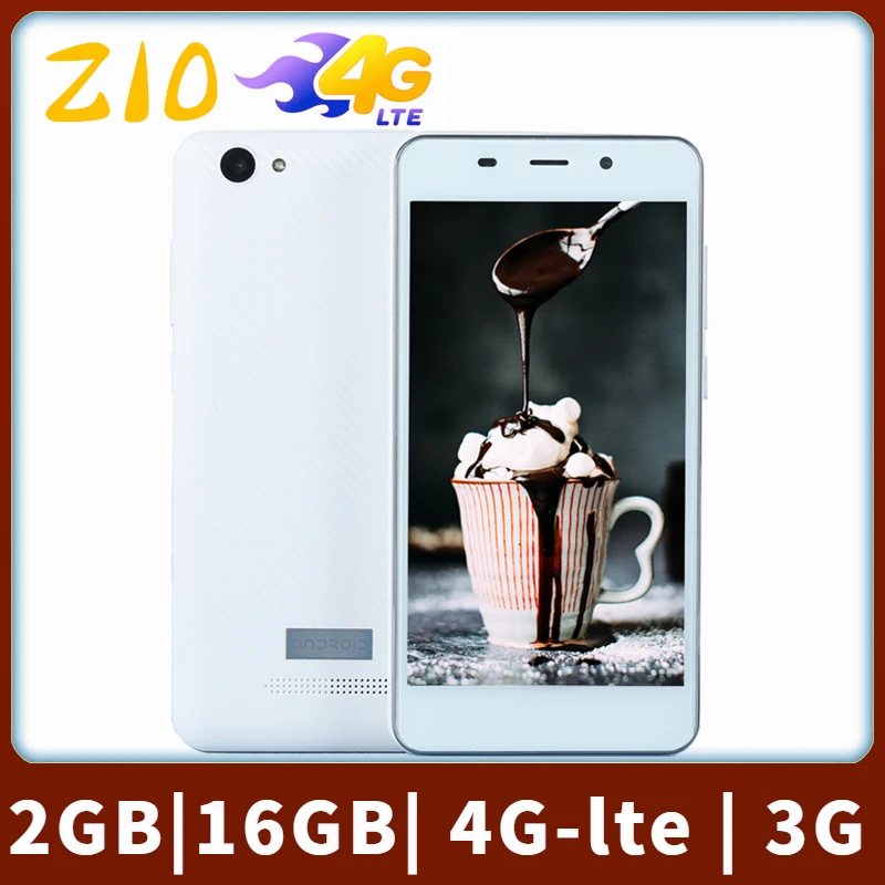 Смартфоны Z10 4G LTE 2 Гб RAM 16 ROM Android 6 0 четырехъядерный мобильный телефон 720x1280 5MP CDMA 2000