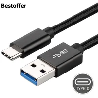 usb type c cable 3ft nylon braided usb type a to c fast charger cords for samsung galaxy note 9 8s8 s9 s10 plus google pixel lg