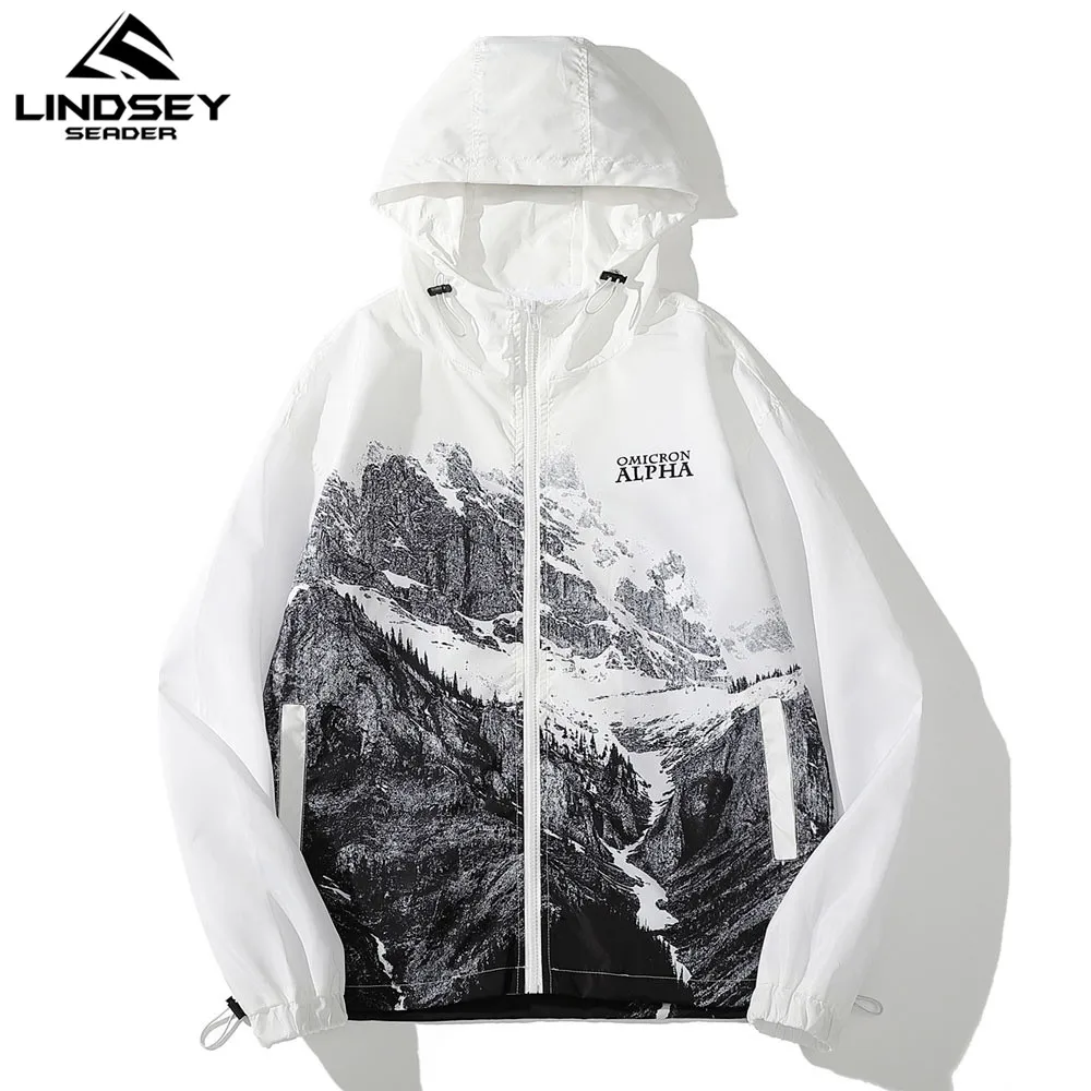 Линдси сидер Для мужчин в стиле хип-хоп куртка уличная Ретро Винтаж снежные горы