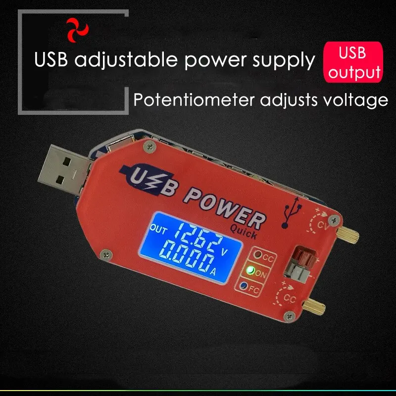 DC Регулируемый USB модуль питания Повышающий Модуль 15 Вт QC 2 0 3 FCP Быстрая зарядка # |