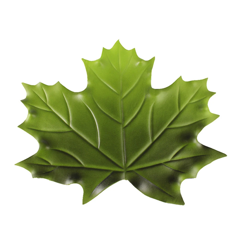 

Mat Placemats Faux Plant Leaves Dining Pad Mats Durable Party Wedding Decoration Photography Floral Decor Slip-Resistant Pads