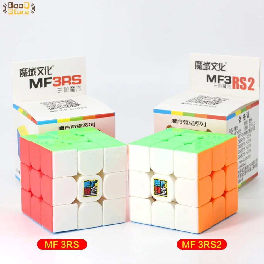 Mofangjiaoshi MF3rs & MF3rs2 магический куб 3x3x3 скоростной 56 мм пазл Magico Cubo черный без наклеек