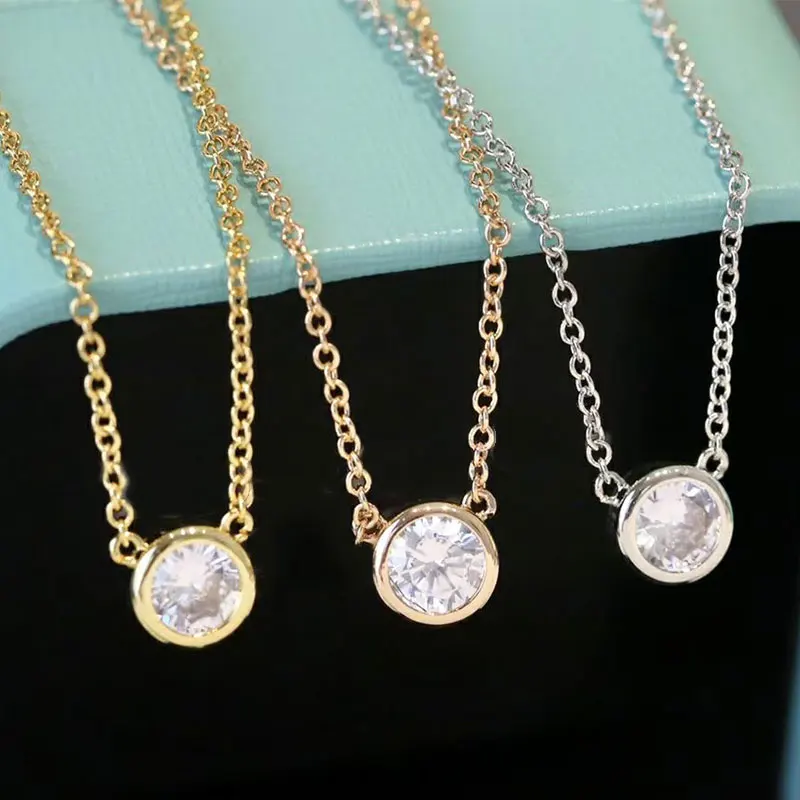 

Ожерелье с одним камнем, с логотипом 1:1