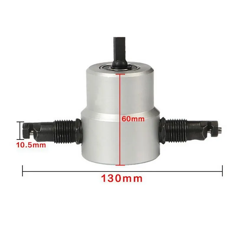 Металлический Ниблер резак с двойной головкой для листового металла отверстий