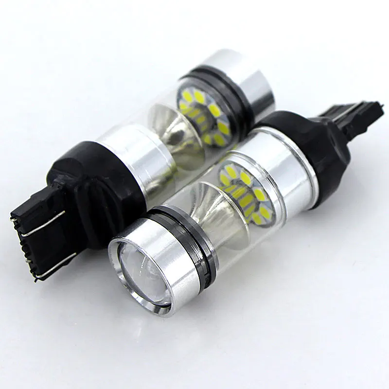 2x T20 7443 W21/5 Вт 1200LM 992 светодиодный фонарь 100 3030 20SMD автомобильный противотуманный