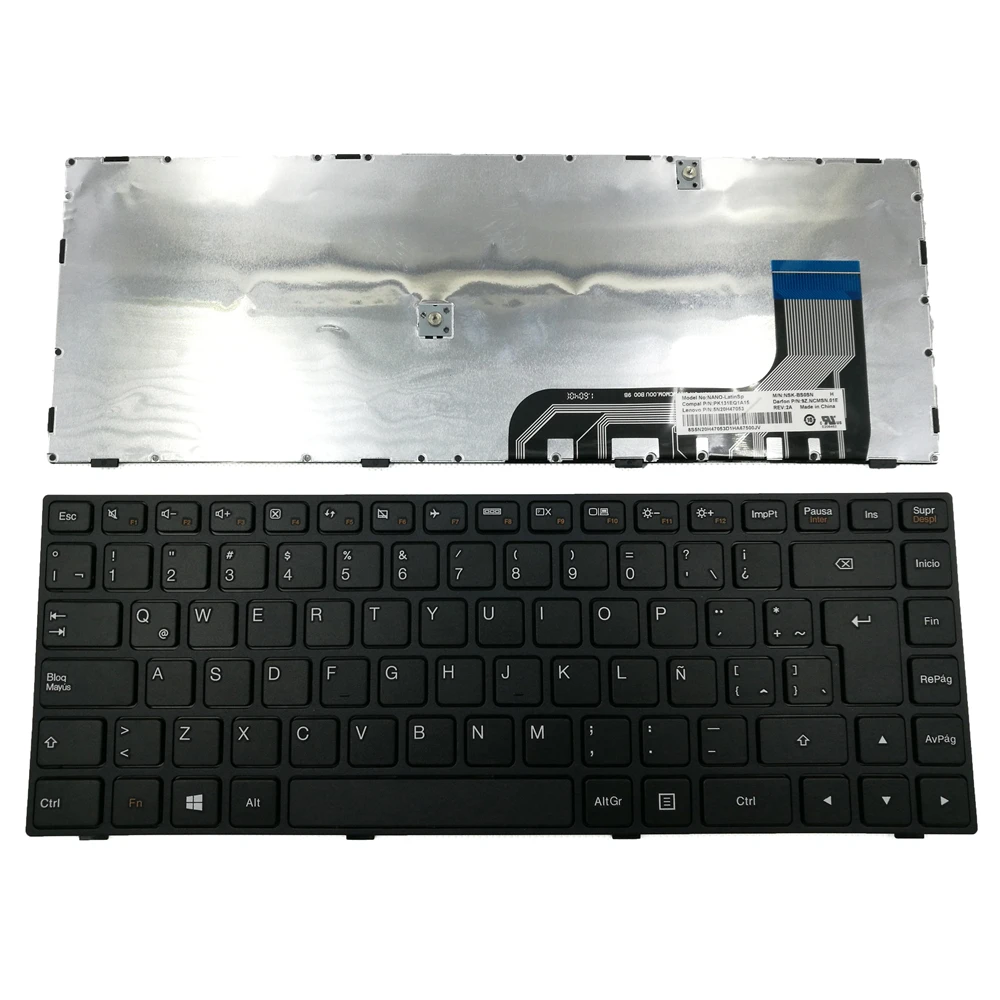 

Good Quality OVY AR BR CZ LA RU laptop keyboard for LENOVO 100-15IBY 100-15IB B50-10 P/N:9Z.NCLSN.00A PK131ER1A06 5N20H52636