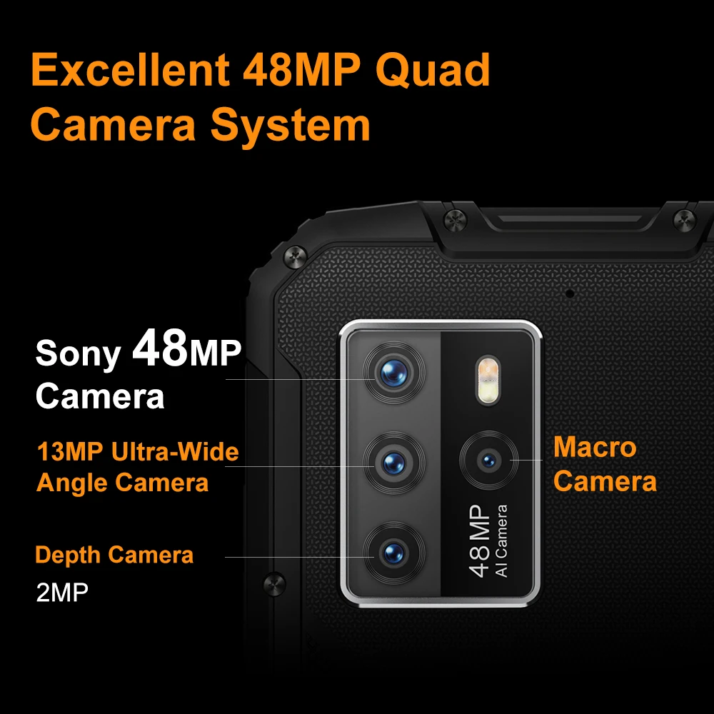 oukitel wp10 5g rugged smartphone 6 67 inch 8gb 128gb mobile phone mediatek dimensity 800 cellphone 48mp al quad cameras 8000mah free global shipping