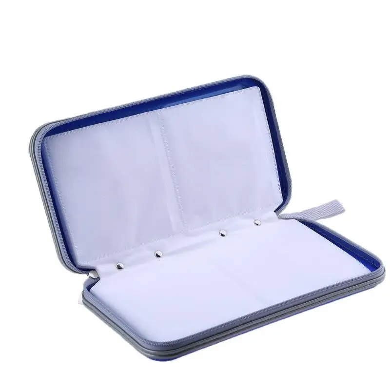 80 дисков держатель коробки для хранения посылка сумка автомобиля Синий чехол