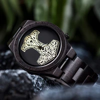 bobo bird wooden watch 2022 luxury men watches top fashion wristwatch clock gift box reloj hombre thors hammer mj%c3%b6lnir t16