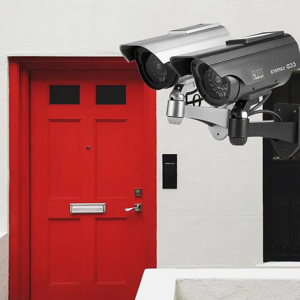 Новая виртуальная Солнечная камера высокая эмуляция CCTV поддельная вспышка