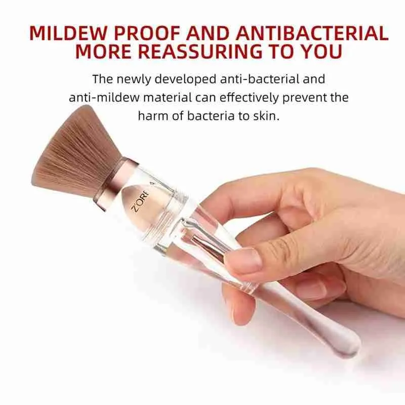 

Makeup Brushes Three In One Make-up Brush Multi-functional Portable One-piece Combination R1S3