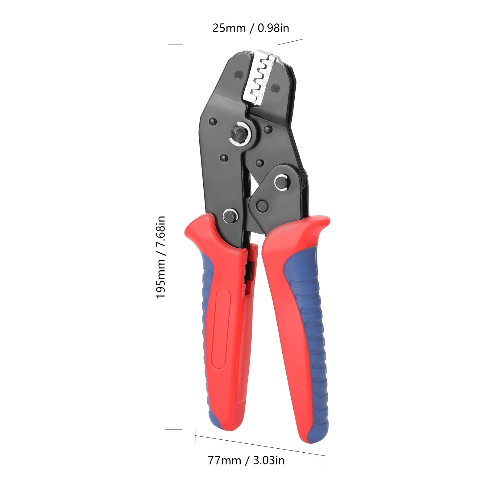 

SN-48BS Ferrule Crimping Tool Kit Insulation Terminals Crimper Plier with 590pcs Plug Terminals