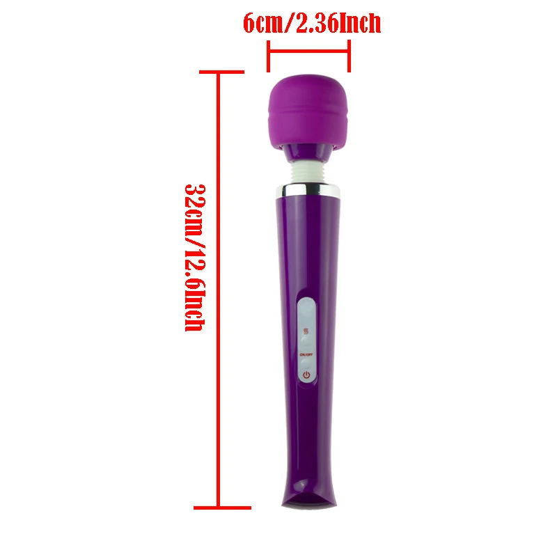 Массажер-палочка Женский 32x6 см 10 скоростей с зарядкой по Usb | Красота и здоровье