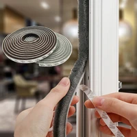 10m brush strip self adhesive home door window sealing strip windproof waterproof soundproof weather striping seal tape