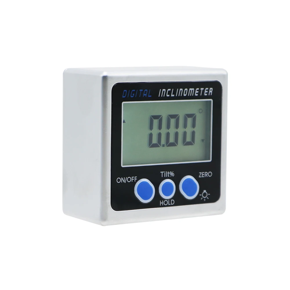 Мини электронный цифровой транспортир угломер магнитное основание инклинометр