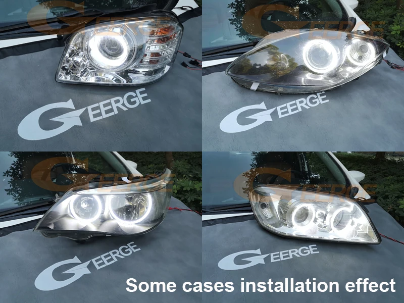 

For Toyota Avensis T270 2009 2010 2011 Pre facelift Ultra bright SMD LED Angel Eyes halo rings kit Day Light Car styling