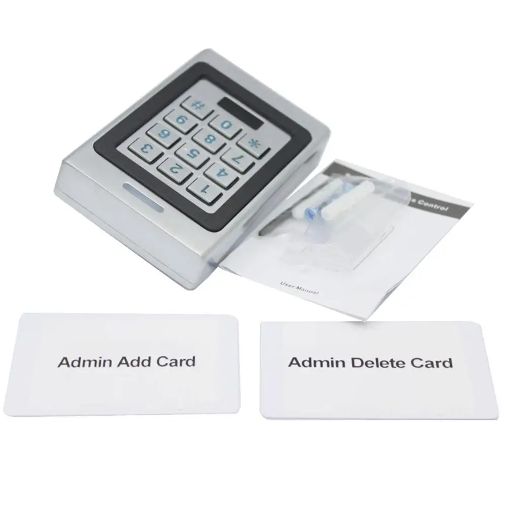 Автономная 2000 пользовательская система контроля доступа с клавиатурой RFID