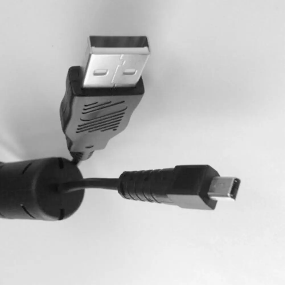 

Black 6ft Usb 2.0 Type A Male To Mini B 8 Pin Flat Cable Male Usb Camera Cord For Finepix Coolpix Data Pentax Optio I9c5
