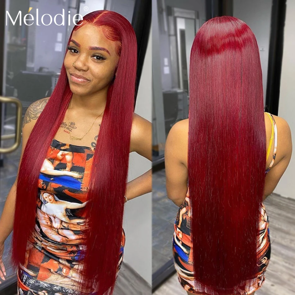 Парик прямой Бразильский для чернокожих женщин 30/32 дюйма 180% плотности | Шиньоны и