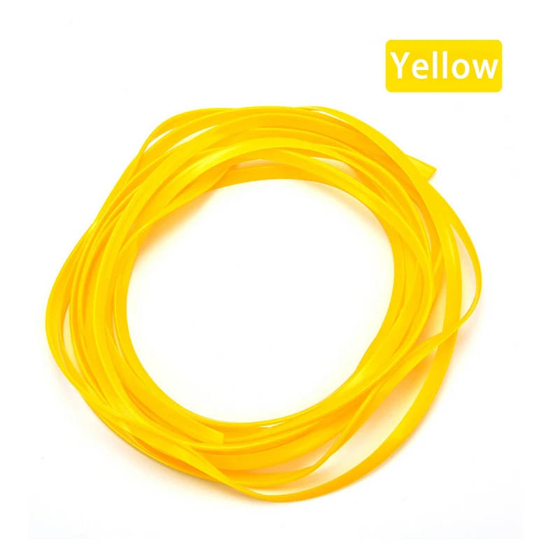 YELLOW 5 м автомобильный Стайлинг интерьера молдинги отделка украшения DIY полосы Авто вставка типографские инструменты панель декоративная линия автомобиля стикер тела - Название цвета: YELLOW