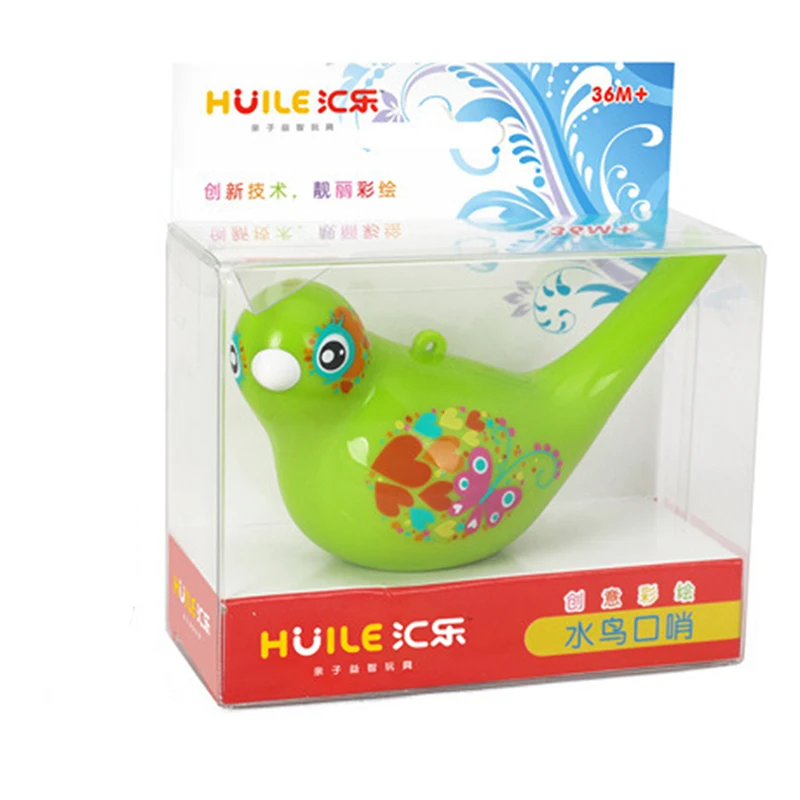 Coloured Drawing Water Bird Whistle Bathtime Musical Toy for Kid Early Learning Educational Children Gift Instrument |