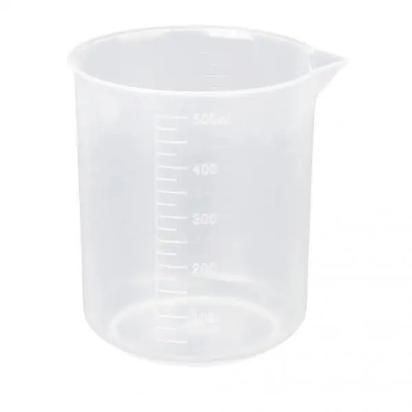 

2x кухонный лабораторный пластик 500 мл Градуированный объемный измерительный прибор