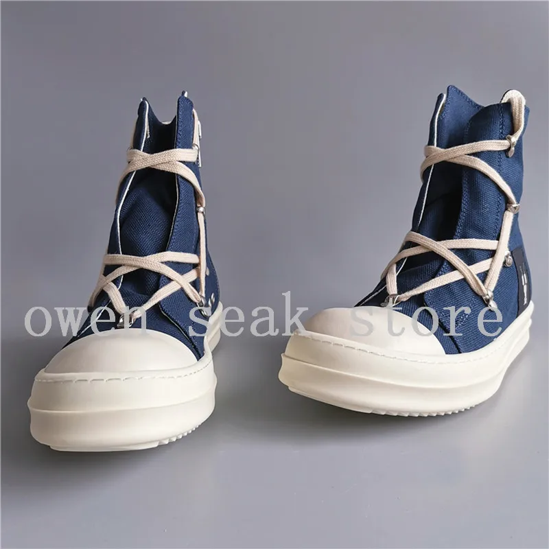 19ss Owen Seak повседневная мужская обувь из холстины с высоким берцем роскошные