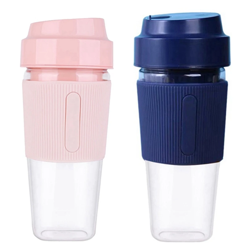 

Portable Blender Fruit Juicer Cup Mini Cordless Personal Travel Mixer Smoothies Maker Stirring for Milk Shake 300Ml